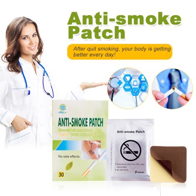 Chinese medical herbal quit smoking sticker safe anti smoking nicotine patches