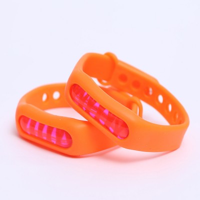 Fashion natural insect mosquito repellent wristband leather mosquito repellent wristband